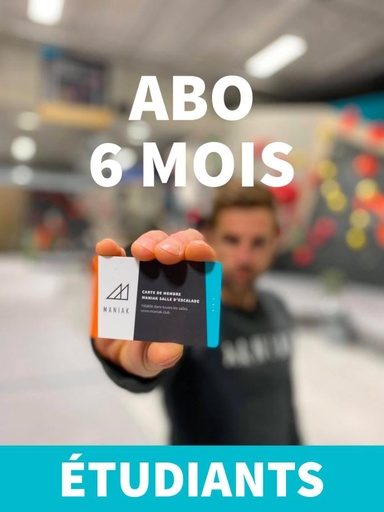 Abonnement 6 mois étudiant